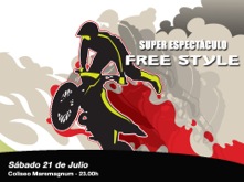 Espectaculo de vehiculos free style